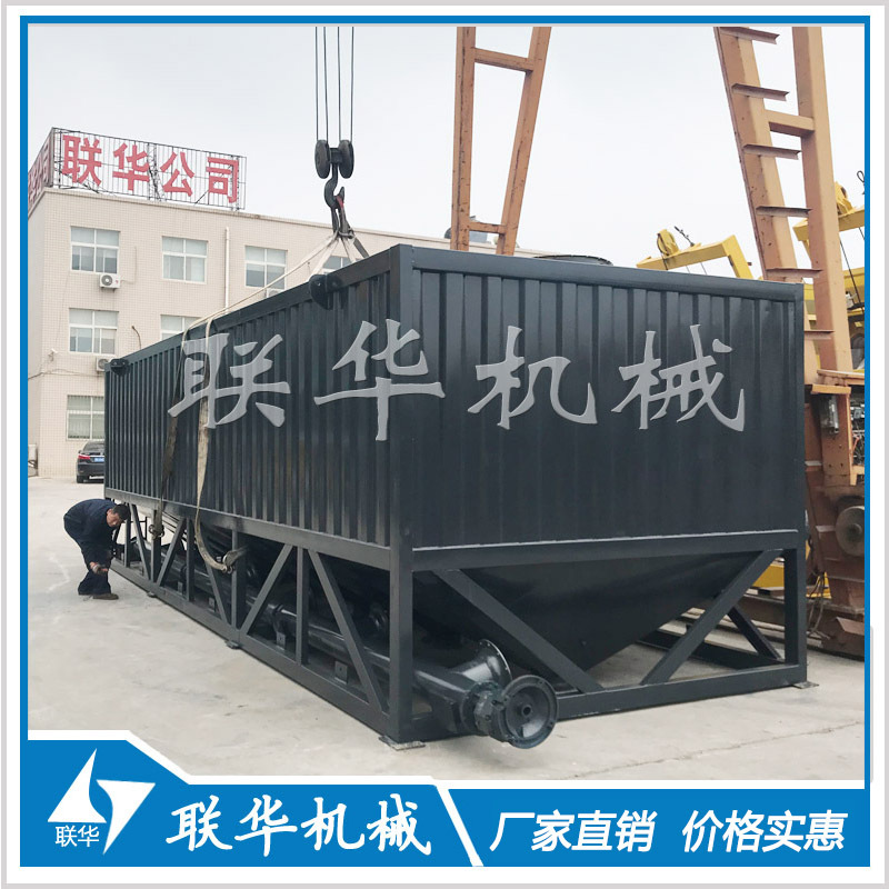 卧式50吨水泥罐 可移动免基础散装水泥储存罐 现货直供 搅拌站用