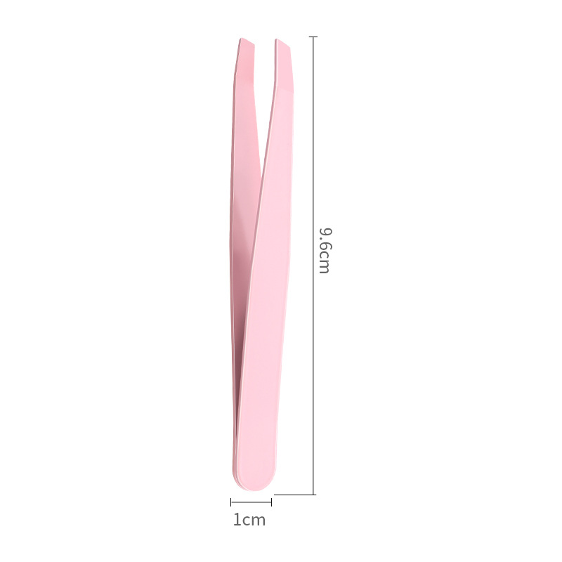123mm pinzas de pestañas falsas sin pegamento coloridas pinzas de joyería punta herramientas de belleza de pestañas profesionales
