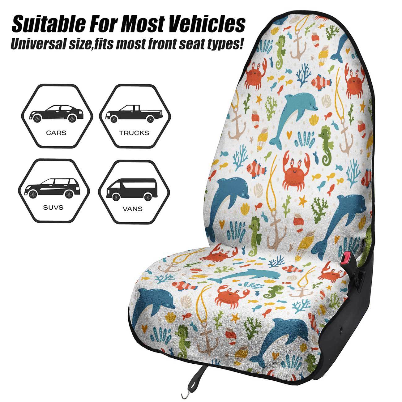 Marine seat towel cover front seat protector suitable for gym and exercise, universal for all seasons and car use