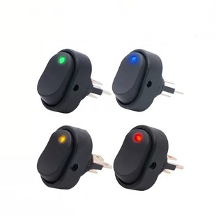 ASW-20D rocker switch ship type switch 12V30A LED car modification cat eye light car switch