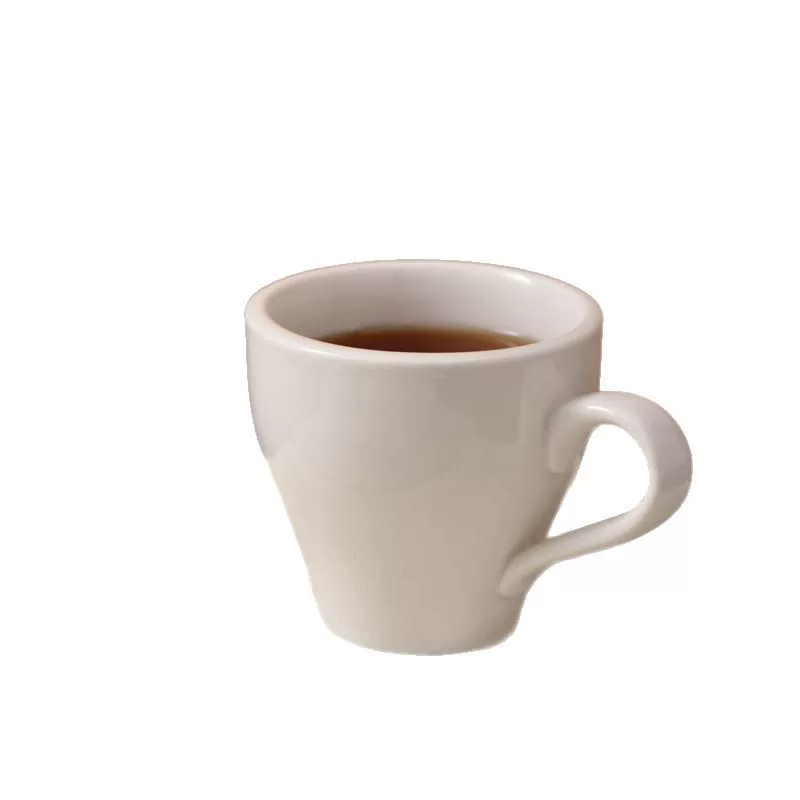 Простой толстый эспрессо cup, коммерческая французская белая керамическая маленькая кофейная чашка, бытовая молочная чашка