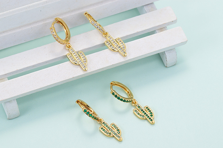 3g Weight Zircon Inlay Material Charm Sleeper Hoop Earrings, Earrings Classification Housewarming, Anniversary, Business, Wedding, Travel, Birthday, Festival Occasion Fashion Geometric Plating Copper Zircon Charm Sleeper Hoop Earrings Earrings
