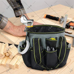 跨境亞馬遜新款庭院花園園林作業工具收納包電工工具圓形收納袋