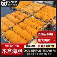 马粪海胆鲜活肉冰鲜板胆刺身木盒日料生鲜海鲜食材新鲜升云丹大连