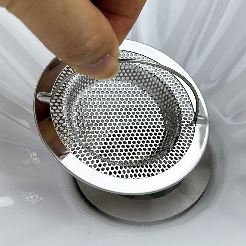Mop Sink Drain Basket Filter, Washbasin Replica Filter, Bathtub Sink Hair Anti-Clogging Filter