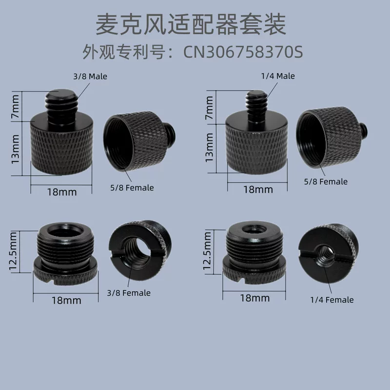 Tubing, shockproof microphone with accessories, 8, scale 1:4, 8