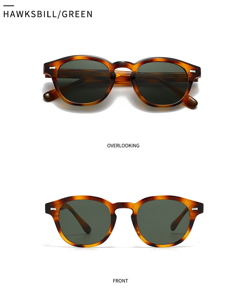 Simple Style Streetwear Solid Color UV400 Protection Resin Round Frame Full Frame Women's Sunglasses display picture 13