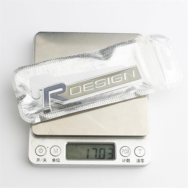 RDESIGN 3D three-dimensional metal car emblem sticker is suitable for Volvo S60L V40 V60 modified car emblems