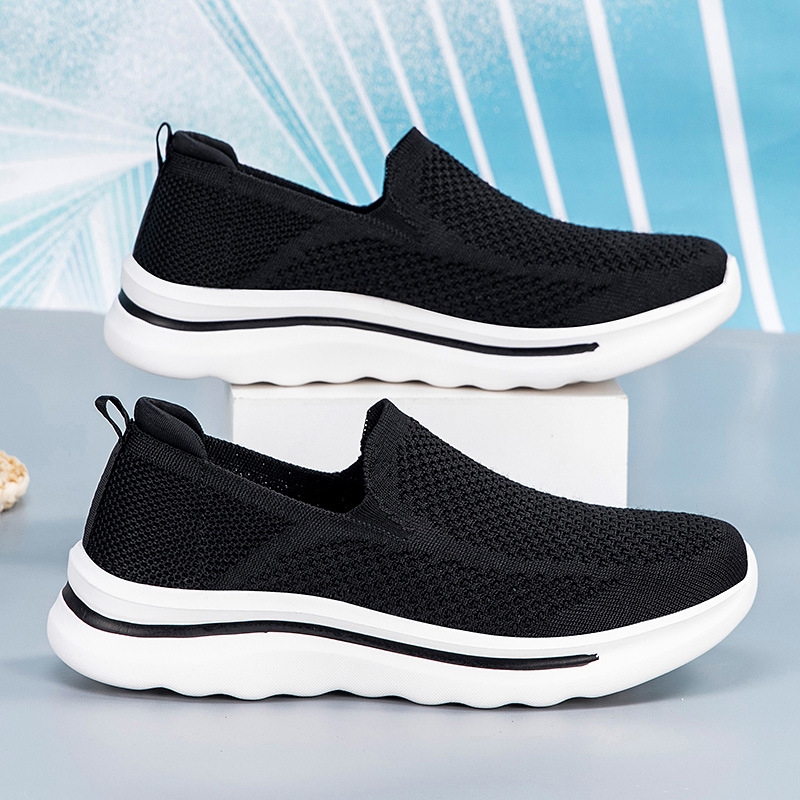 Nuevos zapatos deportivos transfronterizos de madres anti-deslizantes, zapatos de malla de mediana edad y madres image 4