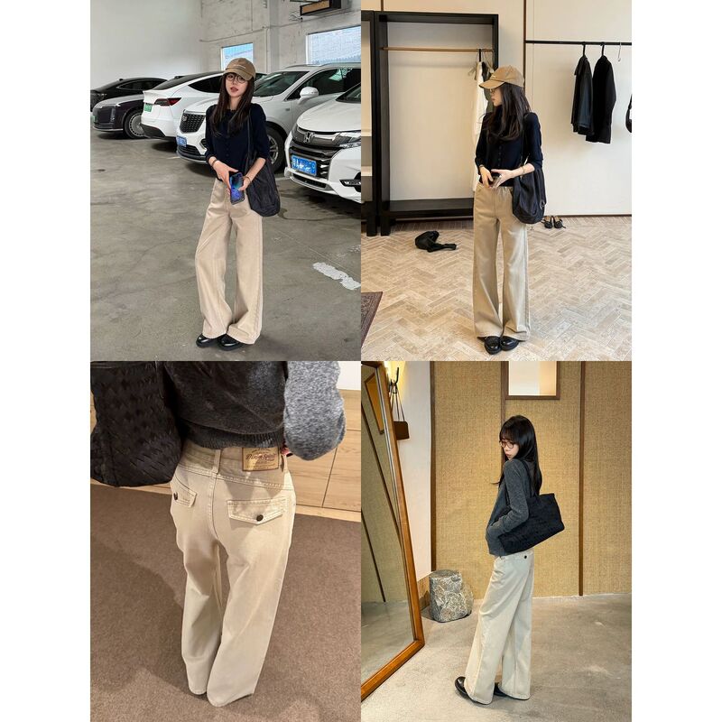 New women's wide-leg jeans for autumn 2026, casual and stylish for everyday wear New women's wide-leg jeans for autumn 2026, casual and stylish for everyday wear