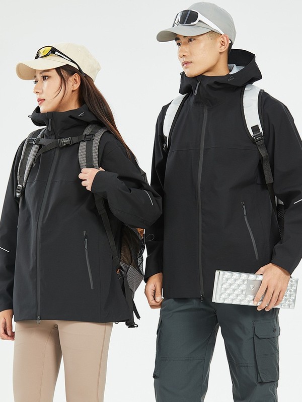 凯乐时款硬壳冲锋衣男女GBT32614防暴雨防水透气爬山外套登山服|undefined