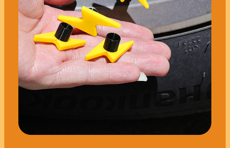 Universal Tire Valve Cap New Model Portable Dustproof and Waterproof Quick-Install Car Tire Valve Cap for Home Use