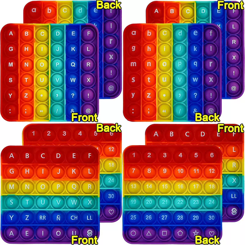 Трансграничная оптовая продажа Радужная крыса Pioneer Pioneer Silicon Jelly Puzzle Pioneer Children's Intelligent Bubble Fingertip Declaim