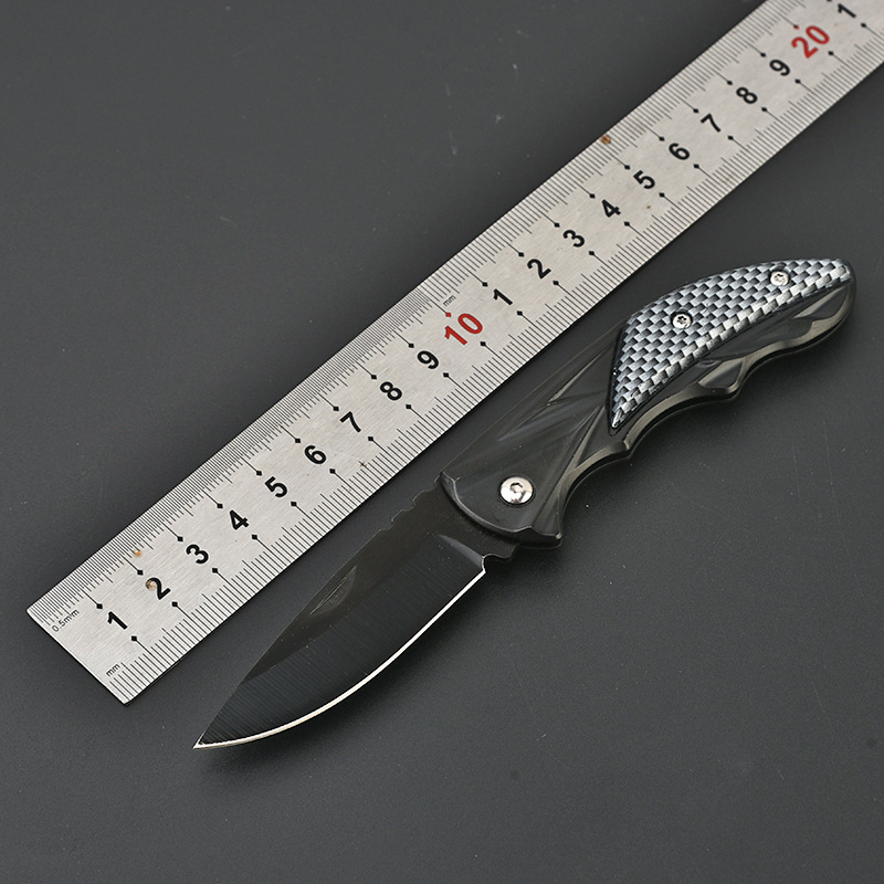 不锈钢户外折叠刀  便携家用折叠刀野营小刀 折刀户外工具可折叠