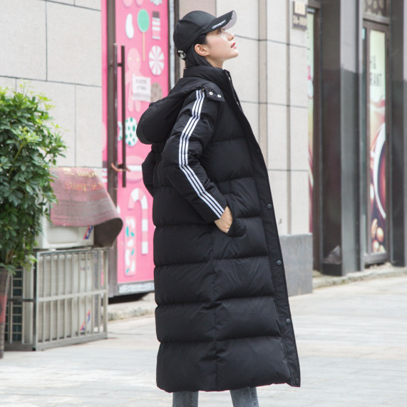 Zhongxi down Jacket for Men and Women, Long Over-The-Knee Style, 2026 Korean Dongdaemun Loose Thickened White Duck down Coat