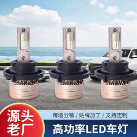 TP-H13型号简易安装汽车车灯土豪金色系车灯厂家现货高转速风扇灯