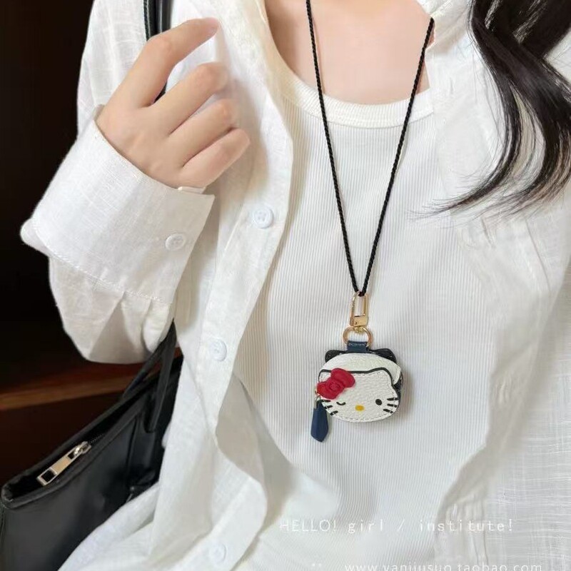 甜美风凯蒂猫项链高级感气质精致简约百搭小众独特甜美可爱毛衣链|undefined