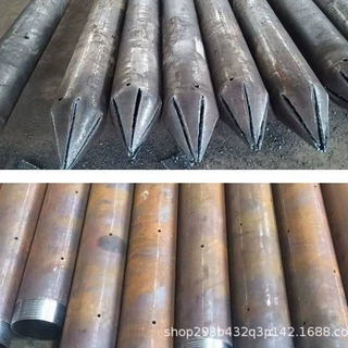 工业钢花管注浆管隧道施工超前小导管焊管定制批发圆管镀锌管