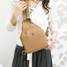 轻便防泼水尼龙布包多功能双肩包户外出行胸包百搭女士单肩手提包