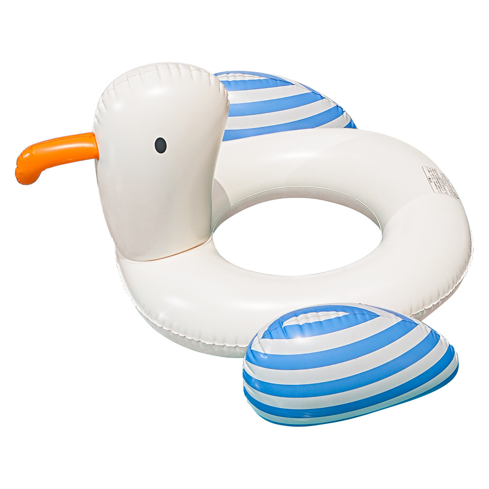 Xia Le bebé anillo de natación a prueba de sol con volante asiento de bebé barco cuerno barco hogar niños natación anillo piscina juguete