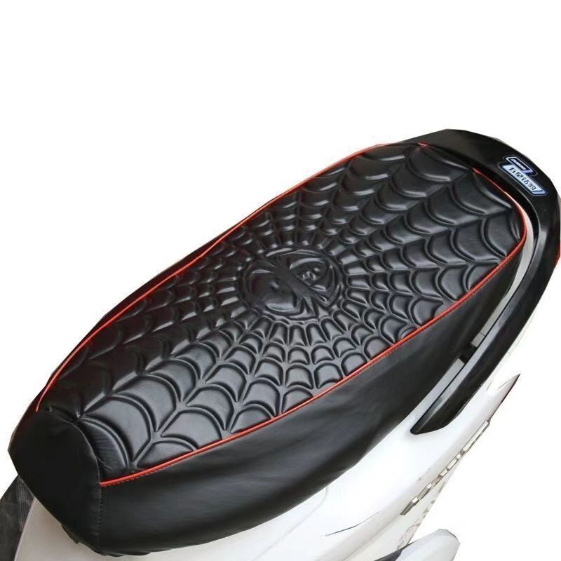 Electric Car Waterproof Cushion Cover Four Seasons Universal Pedal Motorcycle Sunscreen Cushion Cover Battery Car Leather Cushion Cover