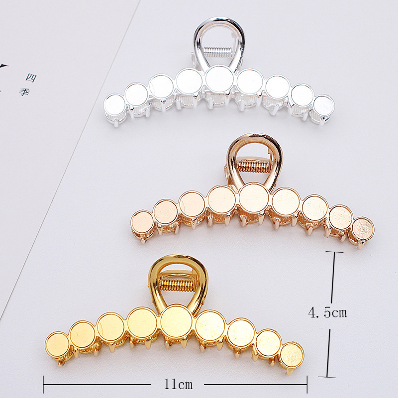 (5201) Large Claw Shark Clip Hairpin for the Back of the Head, New Style Alloy Claw Clip