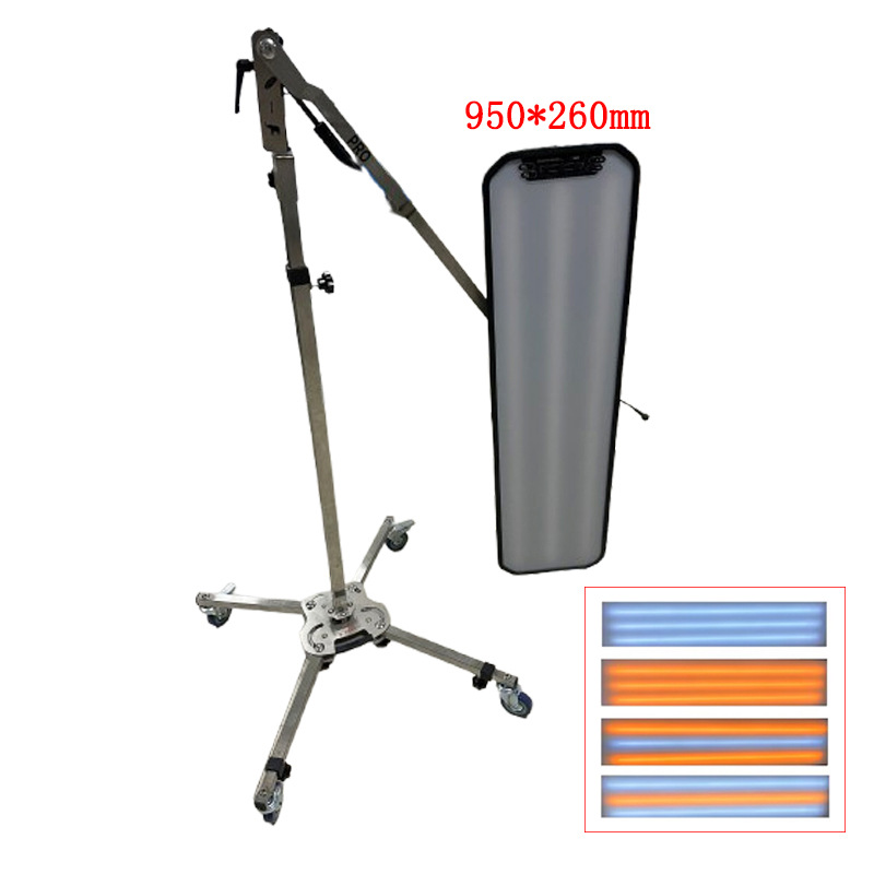 6色可调带轮支架整平灯 凹坑凹痕条纹检测汽车凹陷修理工具