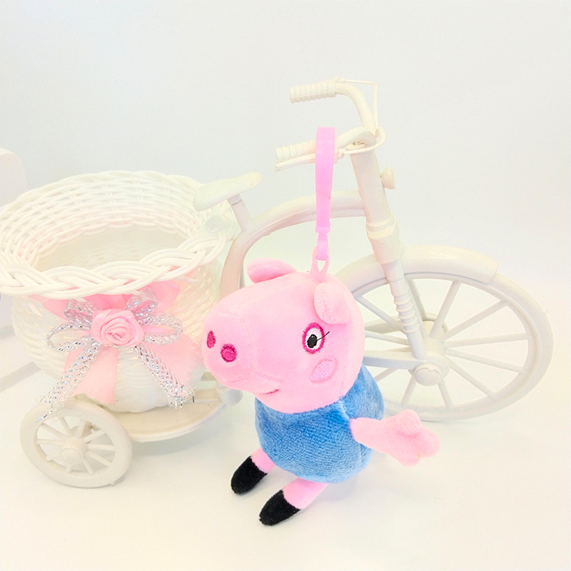 TikTok Pig 인형 봉제 인형 Paige 인형 4 인 가족을위한 대형 조지 인형 봉제 인형