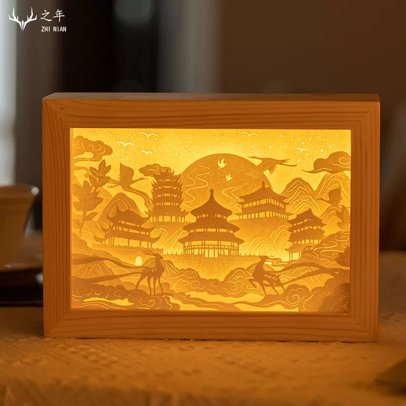 芳华盛世国潮系列纸雕灯上海杭州景区文创意礼品中秋节伴手礼