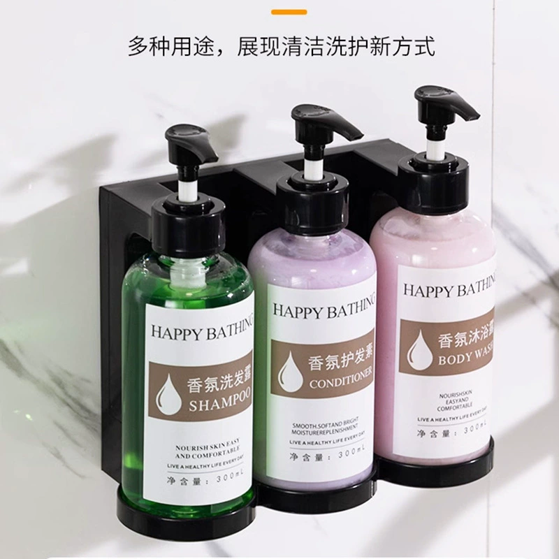 Настенный набор из 3 распылителей для жидкостей Soap/Shampoo/Body Wash с настраиваемыми наклейками