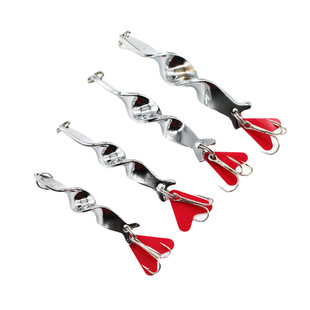 10G 14g 21g 28g Rotary King Luya Sequins Red Heart Tablets Twist Rotary Sequins Cock Bass Bait