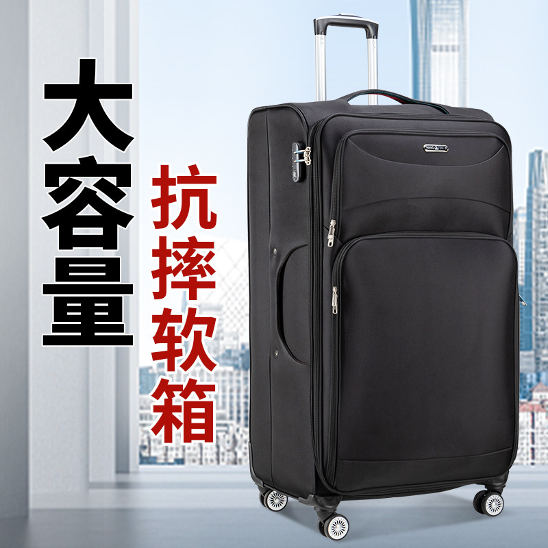 2025 New Canvas Suitcase Thickeneded Flight Case Business Suitcase Password Box Suitcase Trolley 32inch