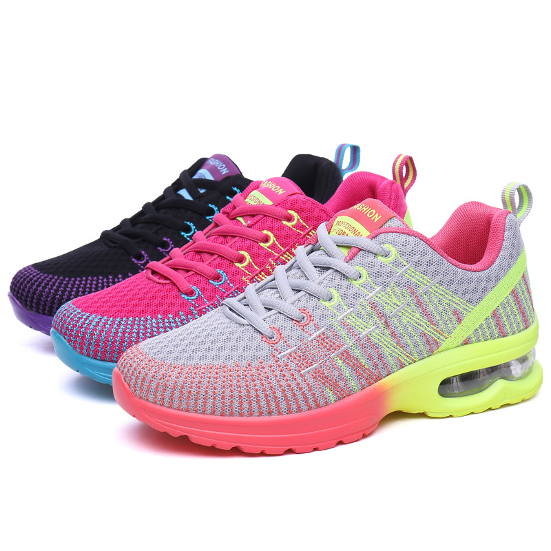 New Classic Running Gray-pink Women's Casual Sports Shoes,_vogvips.com