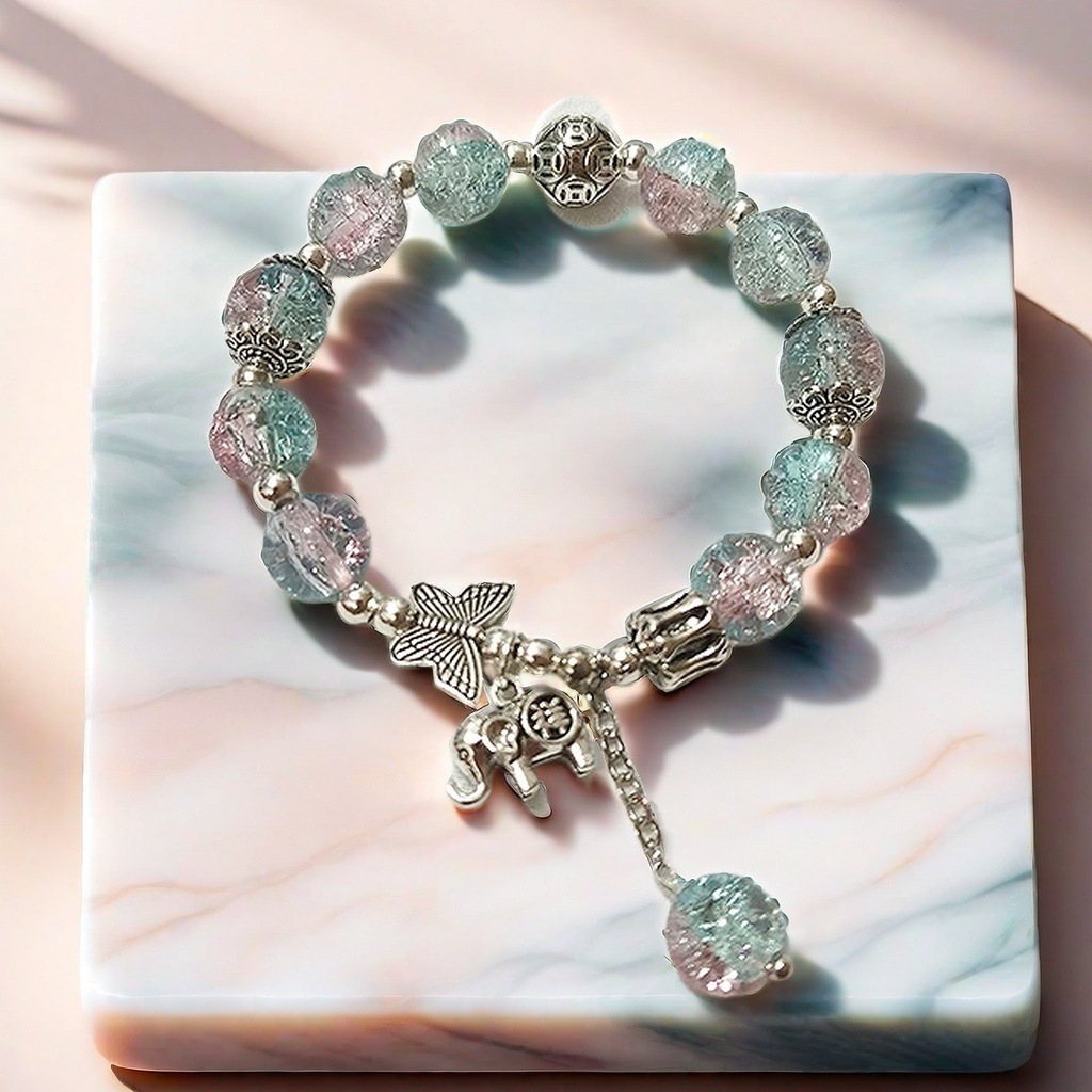 Pulsera de Lirio de los Valles Súper Hada, Promoción Especial 2025, para Mujer, Fresca y Única, Sensación de Alta Gama, Regalo de Pulsera con Cuentas para Mejor Amiga Estudiantil