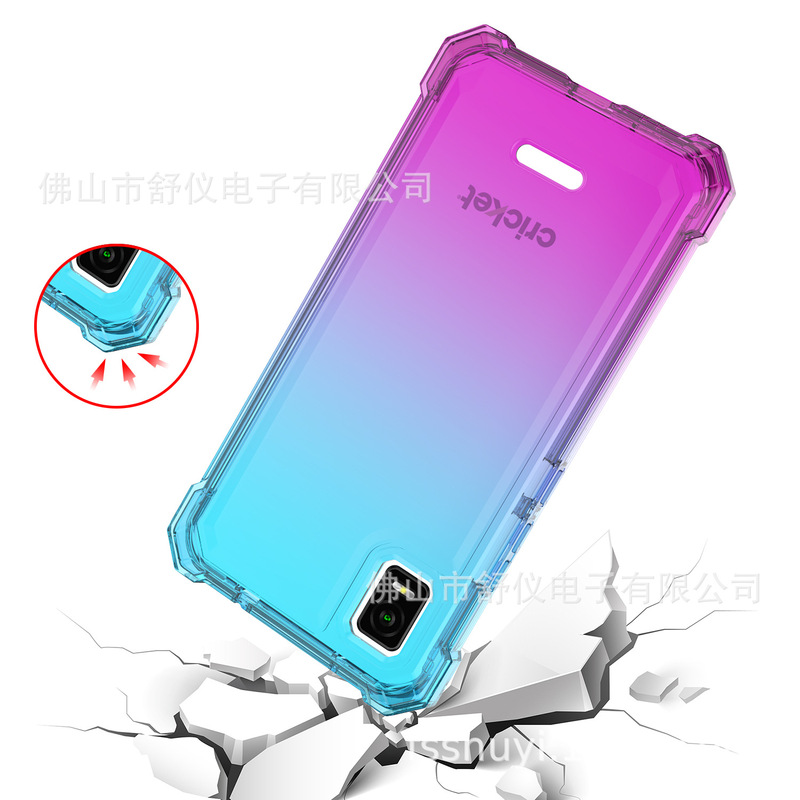 SUitAble for ATT CAlypso 3 U328AA GrAdient Mobile Phone CAse SAM A14 5g FrAme with Film Protective Cover
