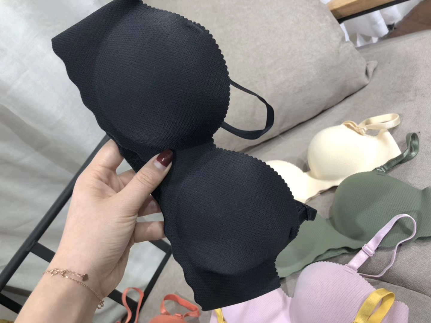 Push-up Wireless Bra, Women's Comfortable Everyday Bra, Sizes 32/70–38/85 AB
