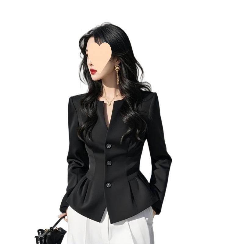 衬衣女2025春季新款高端轻奢别致绝美法式气质大码衬衫短款外套|undefined