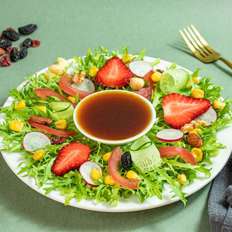 0-fat oil vinegar dressing, Japanese 0-sugar salad dressing, fruit and vegetable light meal fitness meal, low-fat black vinegar seasoning sauce