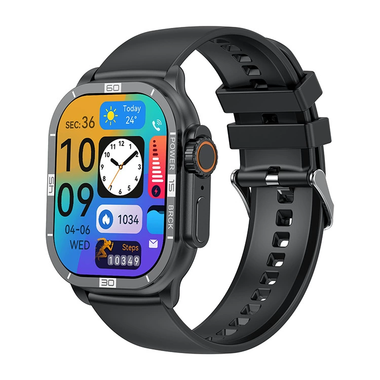 HK96S умные часы экран всегда включен, AMOLED экран, Bluetooth звонок, датчик пульса, спорт-часы с перекрестной торговлей