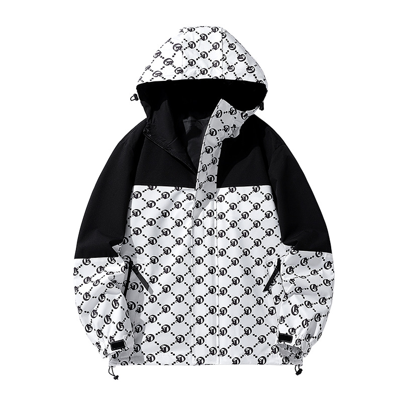 Heren jas met capuchon stormtrooper winddicht waterdicht_voghion.com