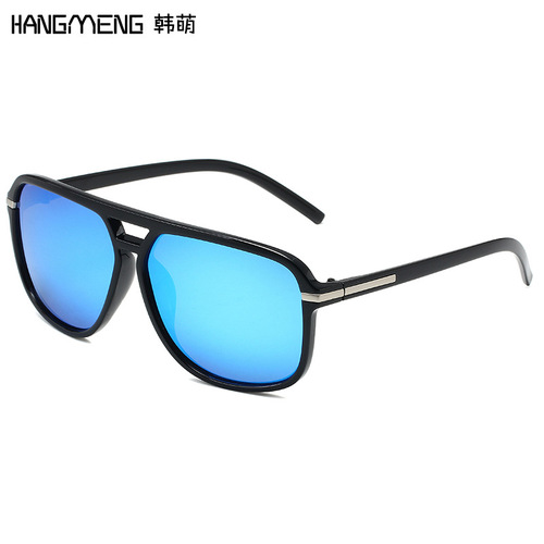 European and American new double-beam polarized sunglasses, sports sunglasses, anti-UV fashion men's and women's retro sunglasses