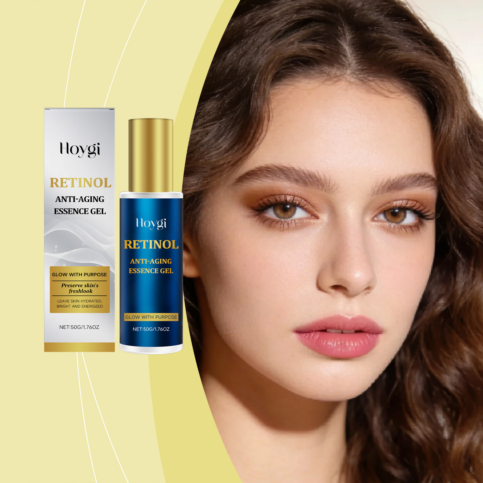 HOYGI保湿精华 温和补水柔润锁水多肤可用妆前友好滋润保湿