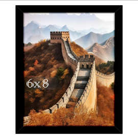 6x8英寸相框木质抽象艺术客厅装饰画框小众简约卧室客厅相框定制