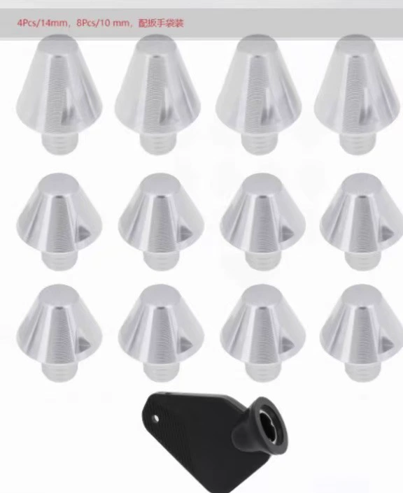 Black football plastic changeable boots, with spikes