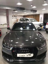 适用于奥迪A7 S7 RS7碳纤维改装引擎盖开孔机盖车头盖小包围