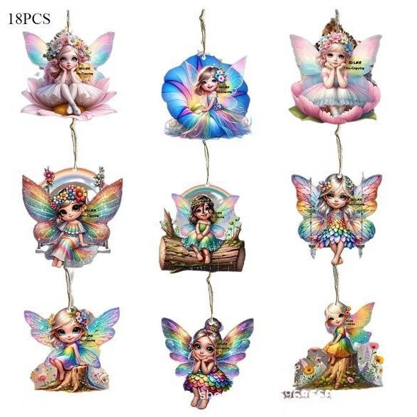 クロスボーダー新しいクリスマスツリーディッカイアント装飾品ディカイアントクリスマス木製吊り下げ装飾品クリスマスパーティーの装飾|undefined