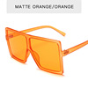 Trend fashionable square sunglasses, multicoloured glasses, European style, suitable for import