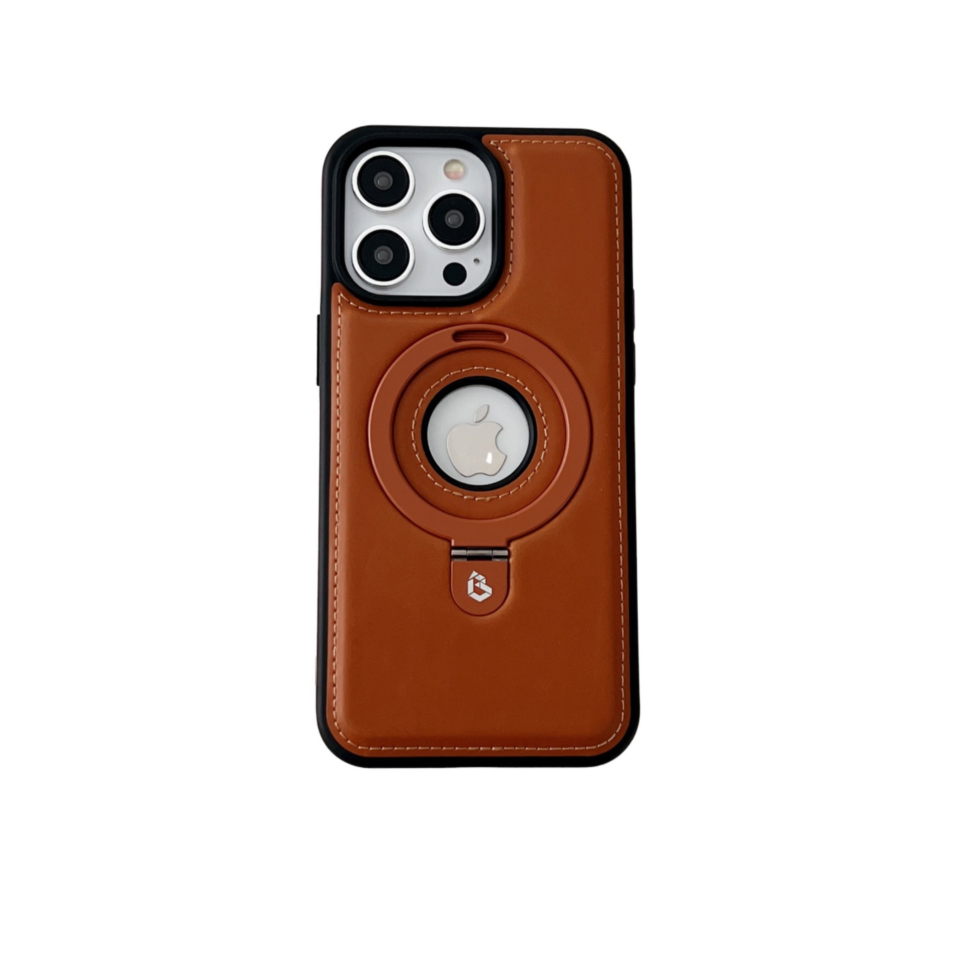 Ốp lưng da cao cấp tích hợp giá đỡ cho iPhone 15, 16, 17 Pro Max — 【Đen Cao Cấp】Dòng 17 - Không Lo Lọt Logo, 【Nâu Thanh Lịch】Dòng 17 - Không Lo Lọt Nhãn, 【Gentleman Blue】Dòng 17 - Không Lo Lọt Nhãn, 【Đỏ】Dòng 17 - Không Lo Lọt Nhãn chi tiết 8