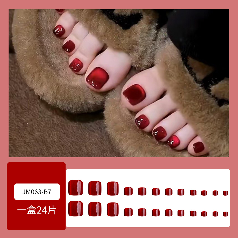 Natural impermeable dedo del pie uñas diamante clavo de uñas pieza de uñas acabado hecho a mano desgaste pieza de uñas pie pieza de uñas al por mayor