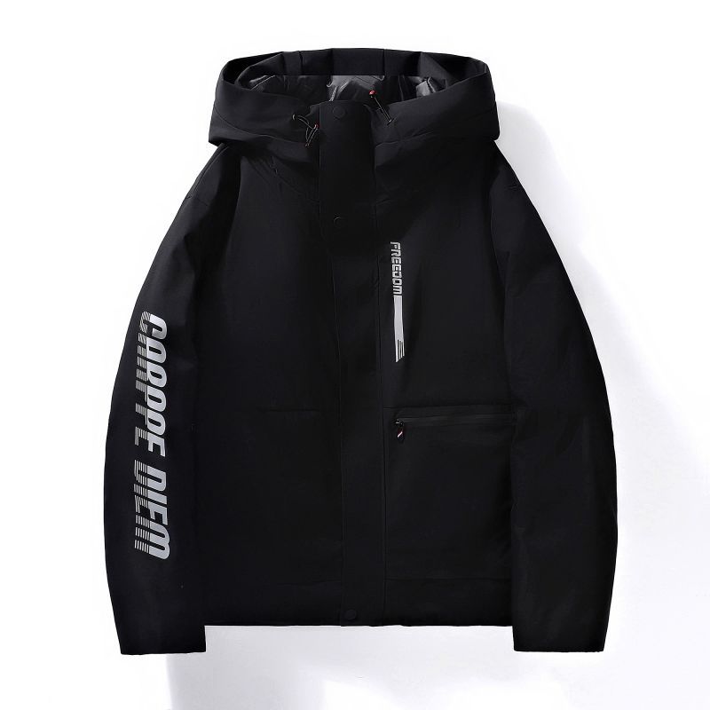 Men's short winter trend warm windproof waterproof down jacket